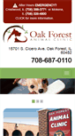 Mobile Screenshot of oakforestanimalclinic.com